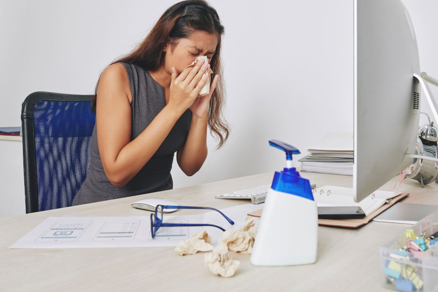 can air conditioning help with allergies